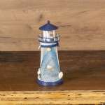 Tin Lighthouse Candle Holder