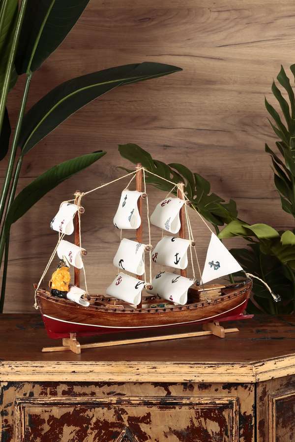Anchor Figured Sailing Ship Model 