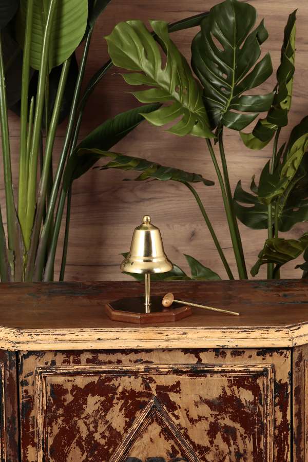 Brass Material Handmade Table Top Bell 