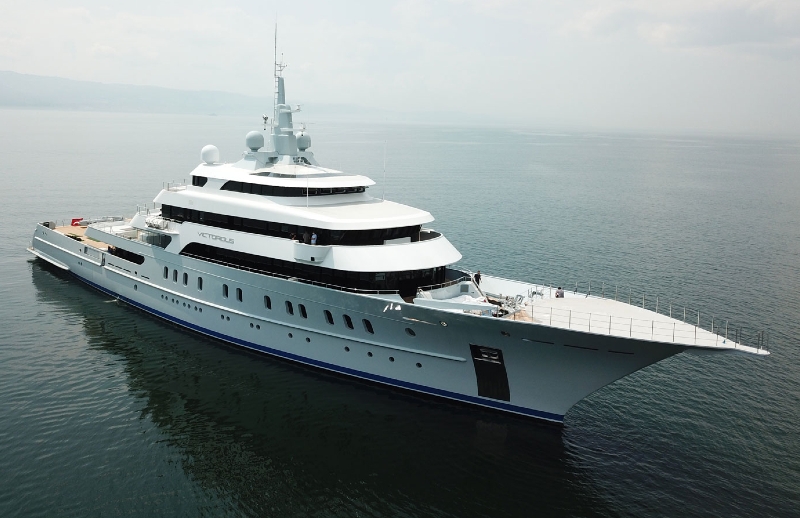 The Largest Superyacht Victorious Built in Turkey