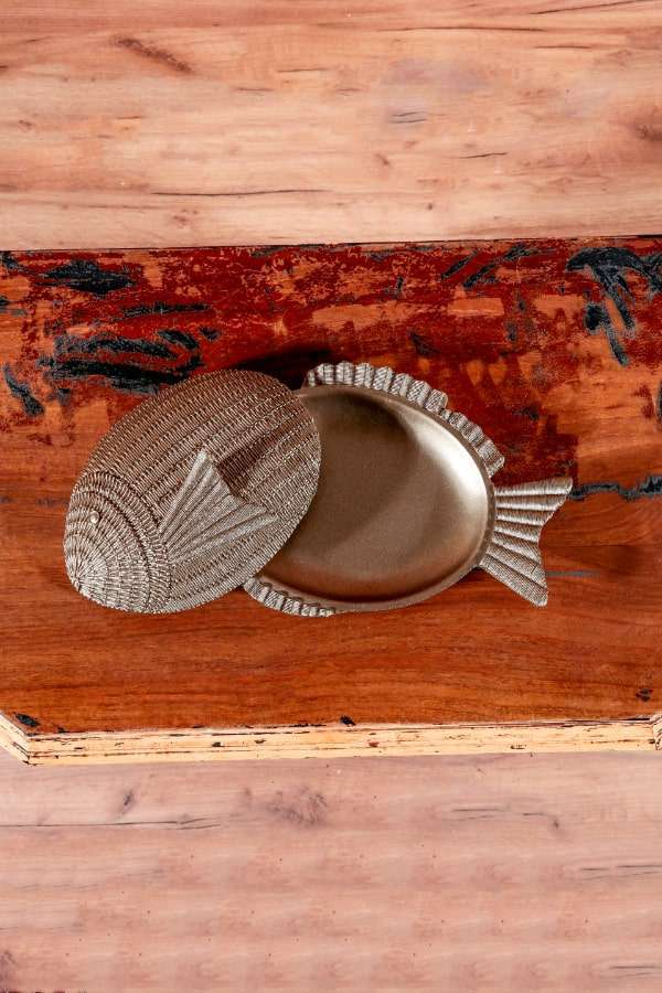 Decorative Fish Body with Lid 